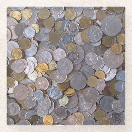 Pirates Treasure Glazen Onderzetter (Voorkant)