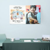 Pirates Treasure Hunt Kaart Verjaardag Welkomstbor Spandoek (Beurs)