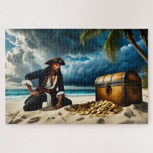 Pirate's Treasure Legpuzzel (Horizontaal)