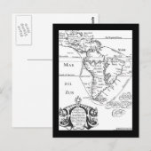 Pirates Treasure Map Briefkaart (Voorkant / Achterkant)