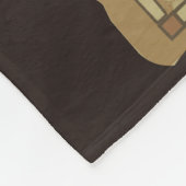 Pirates Treasure Map, Skull Island Fleece Deken (Hoek)