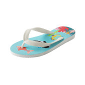 Pirate's Treasure Onderwaterleven Kinder Teenslippers (Schuin)