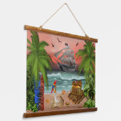 Pirates' Treasure Quest Hangend Wandkleed (Gebogen)