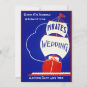 Pirates Wedding Kaart (Voorkant)