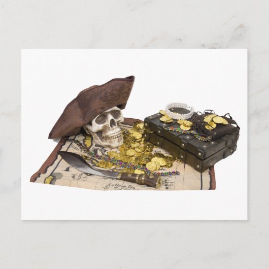 PirateSkullBooty092009 Briefkaart (Voorkant)