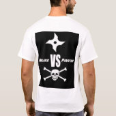 piratesvsninjas, waar zult u staan? t-shirt (Achterkant)