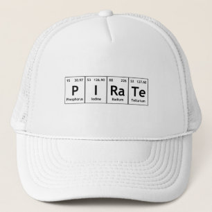 PIRaThe Periodic Table Elements Word Chemistry Ato Trucker Pet