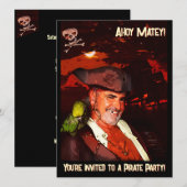 Piratijnse Partij  Kaart (Voorkant / Achterkant)