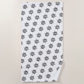 Piratische strandhanddoek strandlaken (Voorkant)