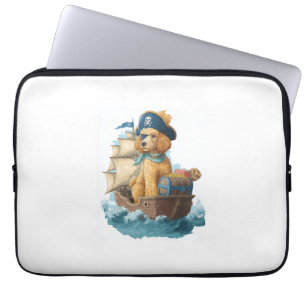 Piratpoedel � Grappige zeehond Laptop Sleeve