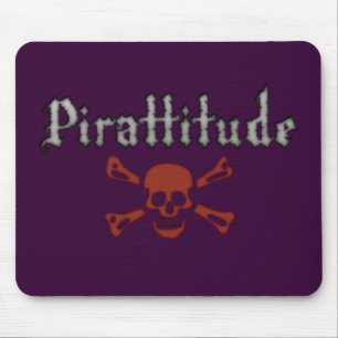 Pirattitude Paars Mousepad Muismat