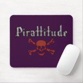 Pirattitude Paarse Mousepad Muismat (Met muis)