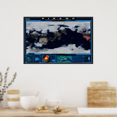 Pirawk Planet Atlas Poster (Keuken)