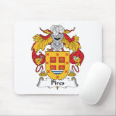 Pires Family Crest Muismat (Met muis)