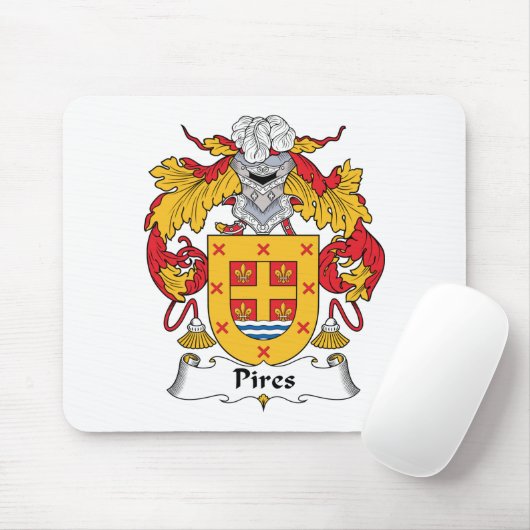 Pires Family Crest Muismat (Met muis)