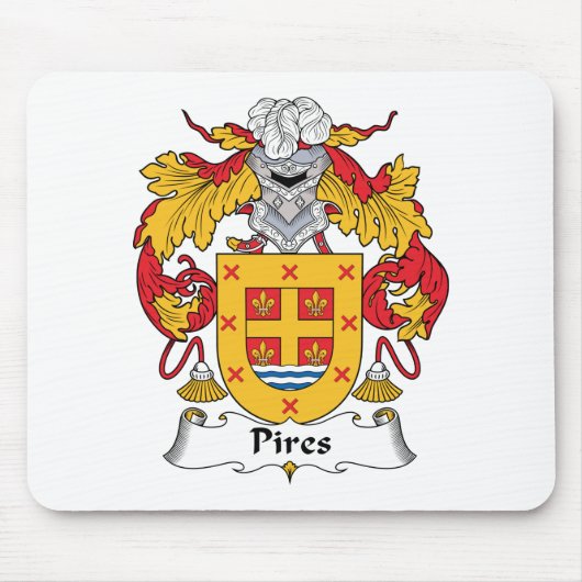 Pires Family Crest Muismat (Voorkant)