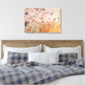 piri reis antieke kaart geschiedenis mysterie Ant Canvas Afdruk (Insitu (Slaapkamer))