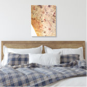 Piri Reis Wereldkaart Canvas Afdruk (Insitu (Slaapkamer))