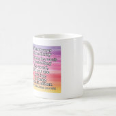 Pirkei Avot 2:21 - Joodse koffie-Mok Koffiemok (Voorkant rechts)