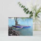 pirogues briefkaart (Staand voorkant)