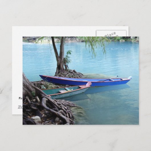 pirogues briefkaart (Voorkant / Achterkant)