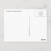 Piroguier Vezo Briefkaart (Achterkant)