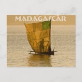 Piroguier Vezo Briefkaart (Voorkant)