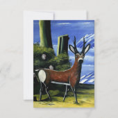 Pirosmani - reeën plat Wenskaart Kaart (Voorkant)