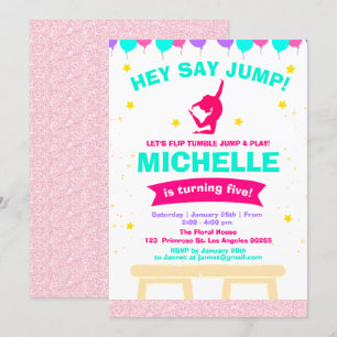 Pirouette Pink Ballerina Girls Gymnastics Birthday Kaart