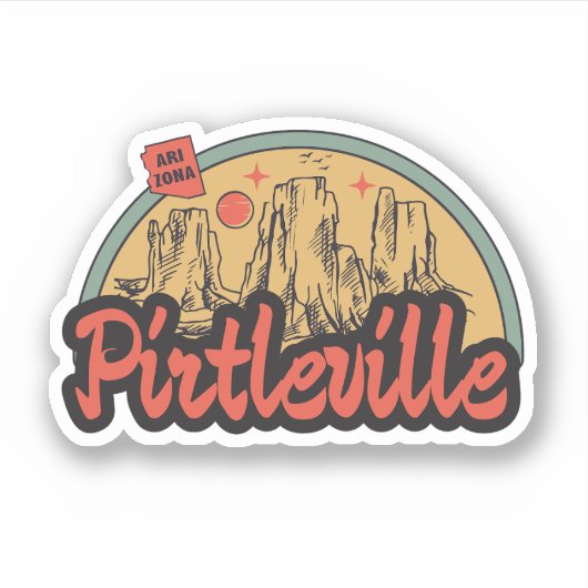 Pirtleville, Arizona Sticker (Voorkant)