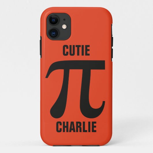 Pi's / aangepaste teksttelefoongesprekken van Cuti Case-Mate iPhone Case (Achterkant)