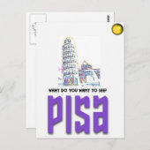 Pisa2 Briefkaart (Voorkant / Achterkant)