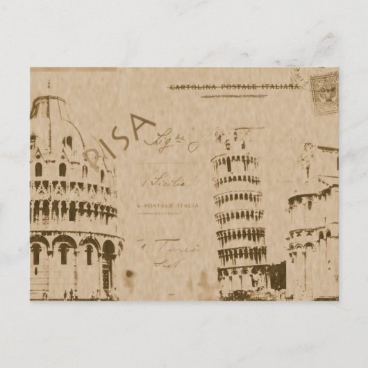 Pisa briefkaart (Voorkant)