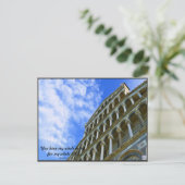 Pisa Cathedraal met Love Quote Briefkaart (Staand voorkant)