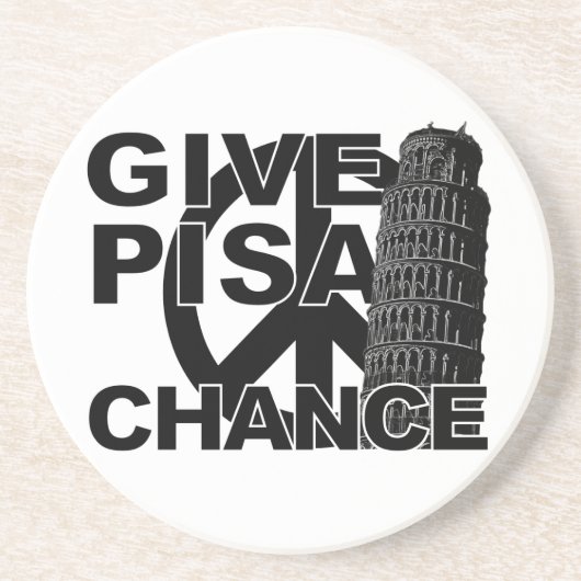 Pisa Chance onderzetter geven (Voorkant)