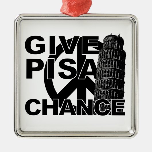 Pisa Chance ornament geven (Voorkant)