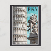 Pisa - de Leaning Tower Briefkaart (Voorkant)