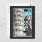 Pisa - de Leaning Tower Briefkaart (Voorkant / Achterkant)