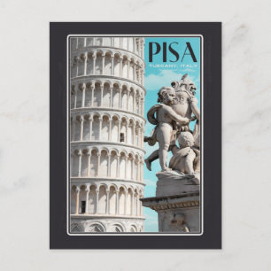 Pisa - de Leaning Tower Briefkaart