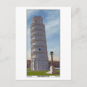Pisa - de Leaning Tower Briefkaart (Voorkant)