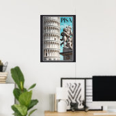 Pisa - de Leaning Tower Poster (Thuiskantoor)