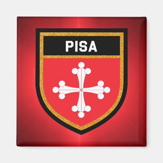 Pisa Flag Magneet (Voorkant)