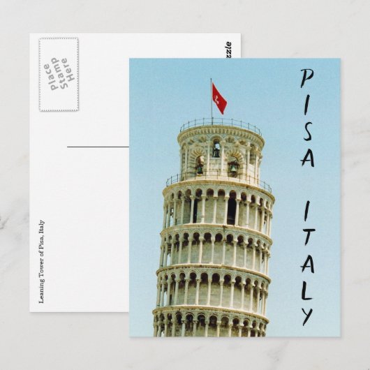 pisa italië briefkaart (Voorkant / Achterkant)