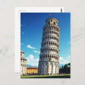 Pisa Italië Briefkaart (Voorkant / Achterkant)