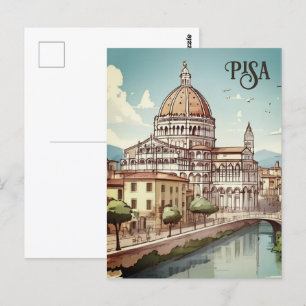 Pisa Italië reizen Briefkaart