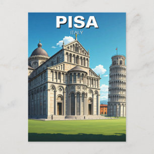 Pisa Italië Reizen Piazza dei Miracoli Briefkaart