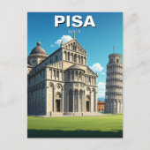 Pisa Italië Reizen Piazza dei Miracoli Briefkaart (Voorkant)