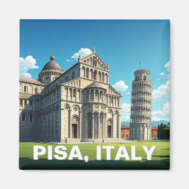 Pisa Italië Reizen Piazza dei Miracoli Magneet