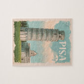Pisa Italië - Scheve Toren, Piazza dei Miracoli Legpuzzel (Horizontaal)