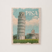 Pisa Italië - Scheve Toren, Piazza dei Miracoli Legpuzzel (Verticaal)